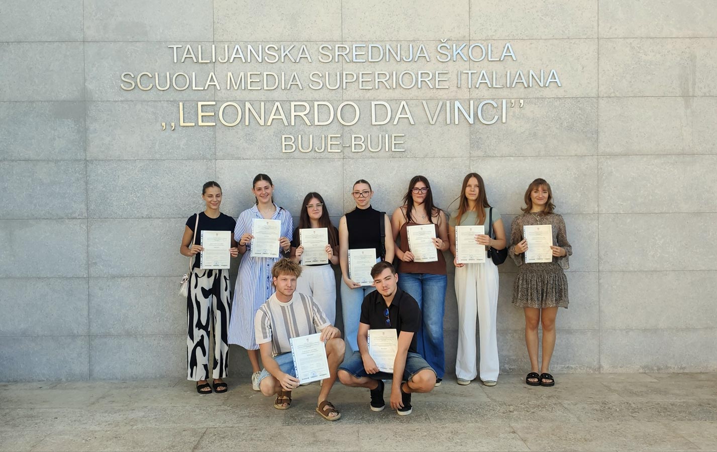 Consegna dei diplomi di maturità di stato